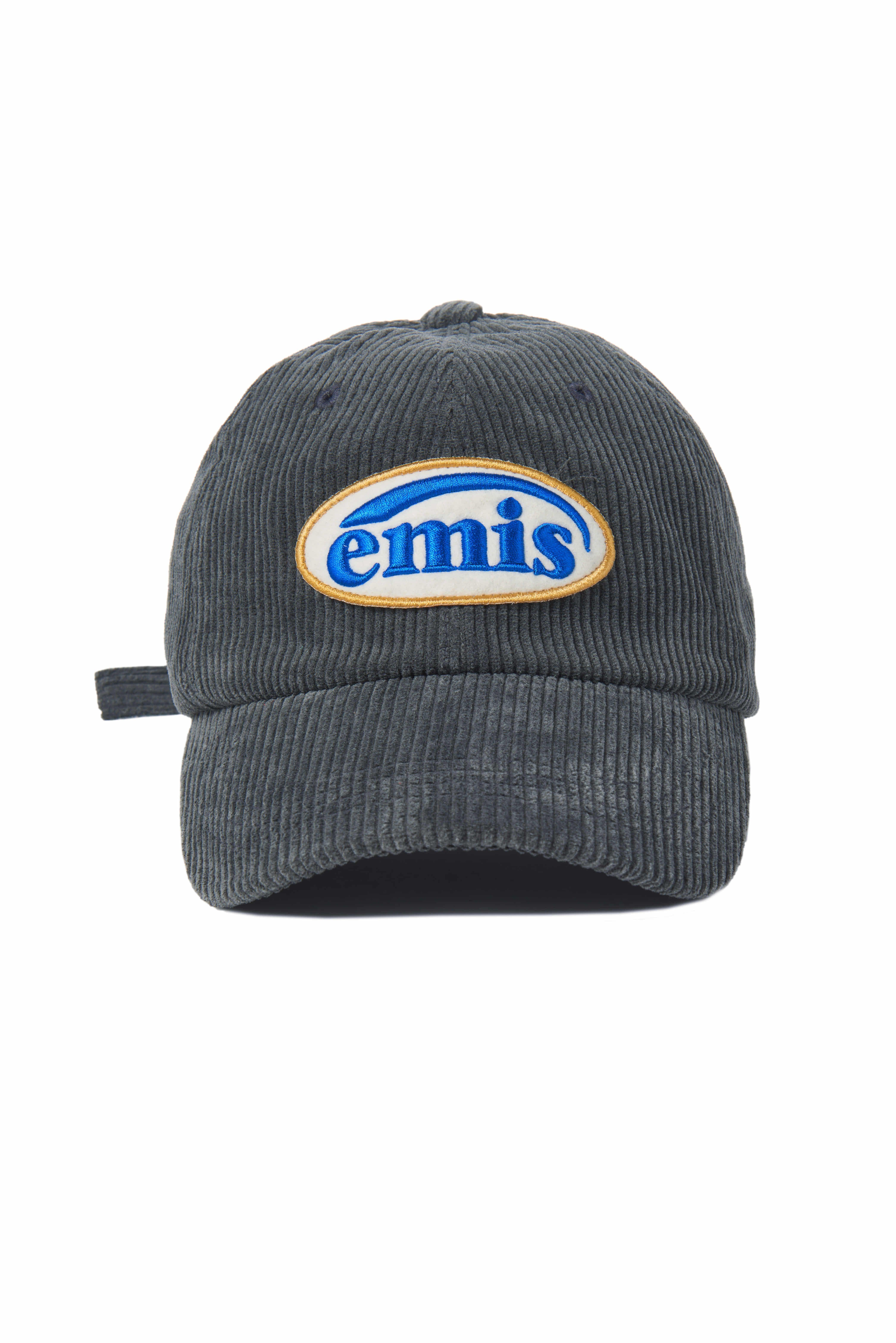 emis CORDUROY WAPPEN BALL CAP - CHARCOAL
