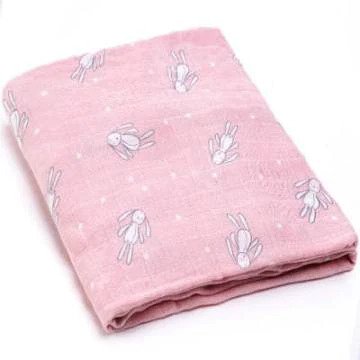 Ali+Oli - Muslin Swaddle Blanket (Rag Doll Bunny)
