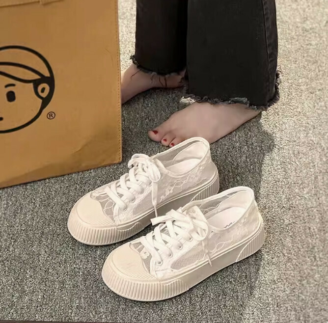 網紗板鞋