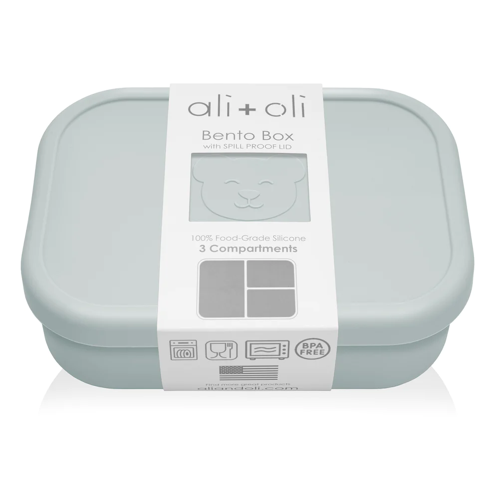 Ali+Oli - Leakproof Silicone Bento Box (Dream Blue)