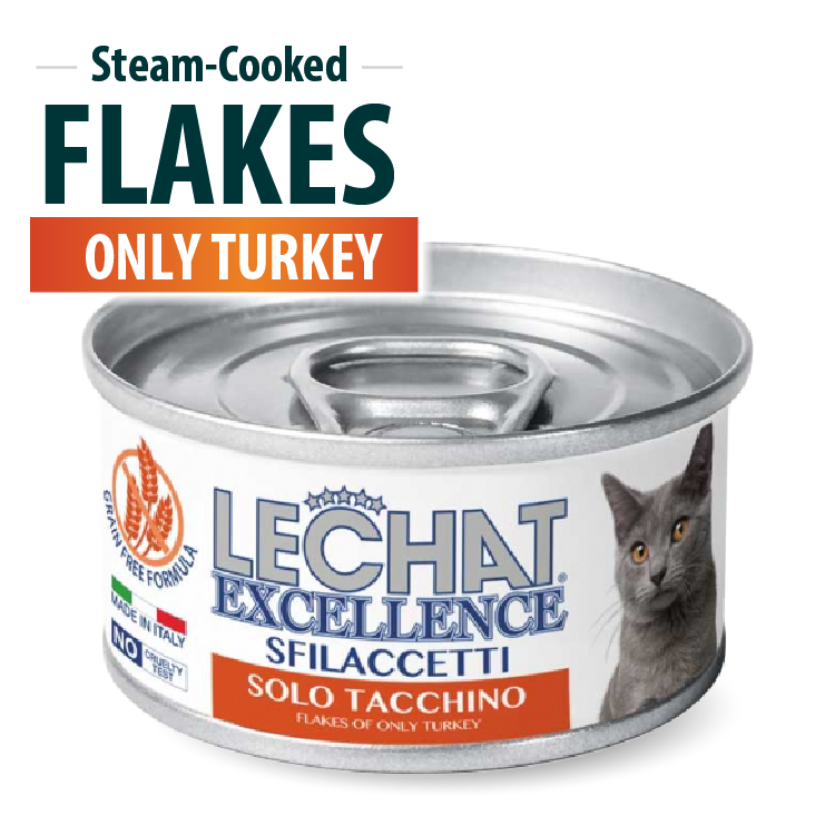 Lechat Exc.純鮮火雞肉 薄片 主食湯罐 80g (LE-0806)