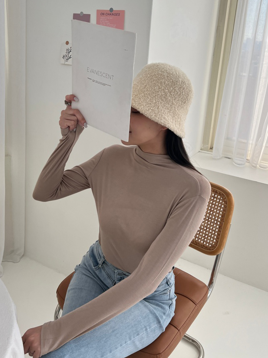 透絲棉立領內搭上衣*5色