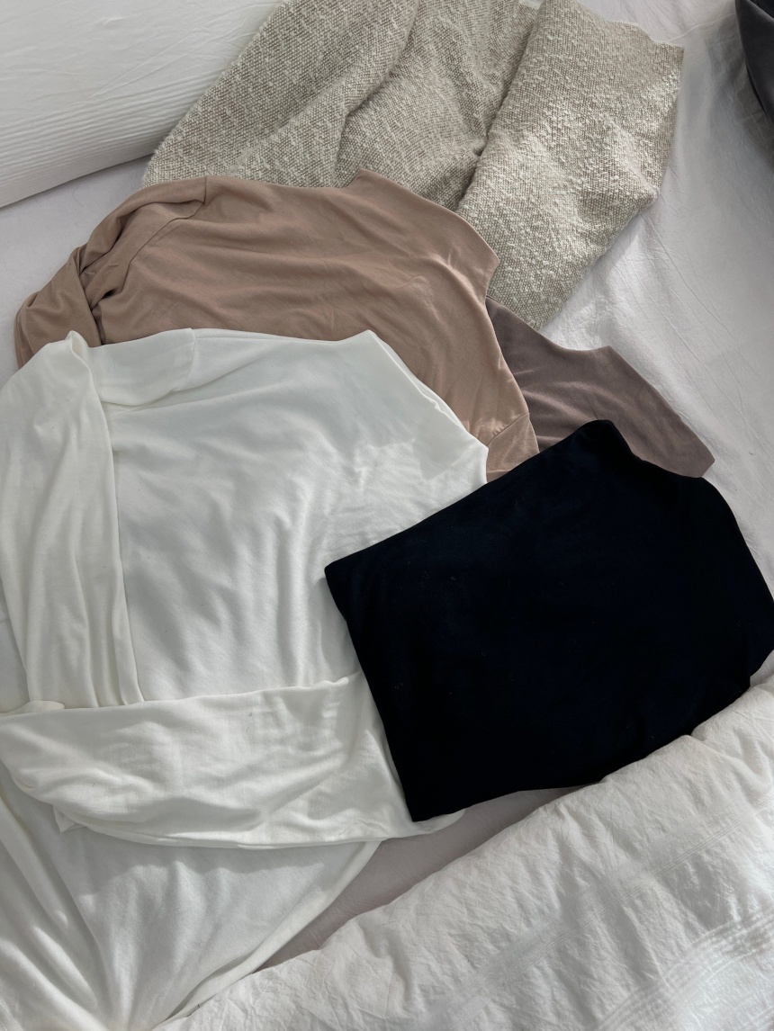 透絲棉立領內搭上衣*5色