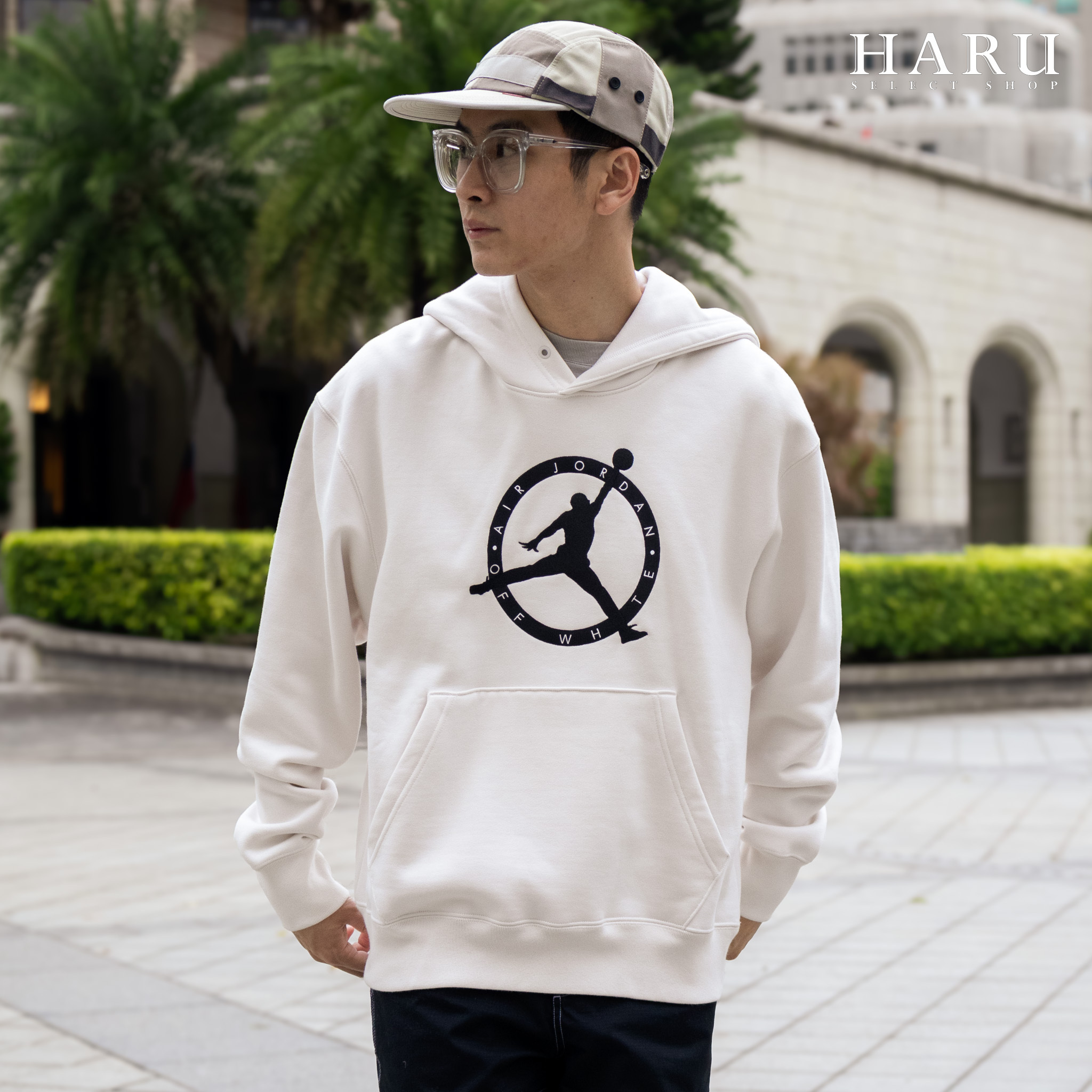 OFF-WHITE X JORDAN BRAND HOODIE 白色 黑色 帽TEE 連帽上衣 亞洲版型 DM0060-054-010