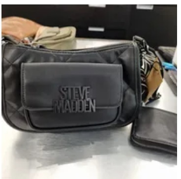 [S] STEVE MADDEN DT622380 BGIO CROSSBODY,BLACK, 193624893537 (SSM225)