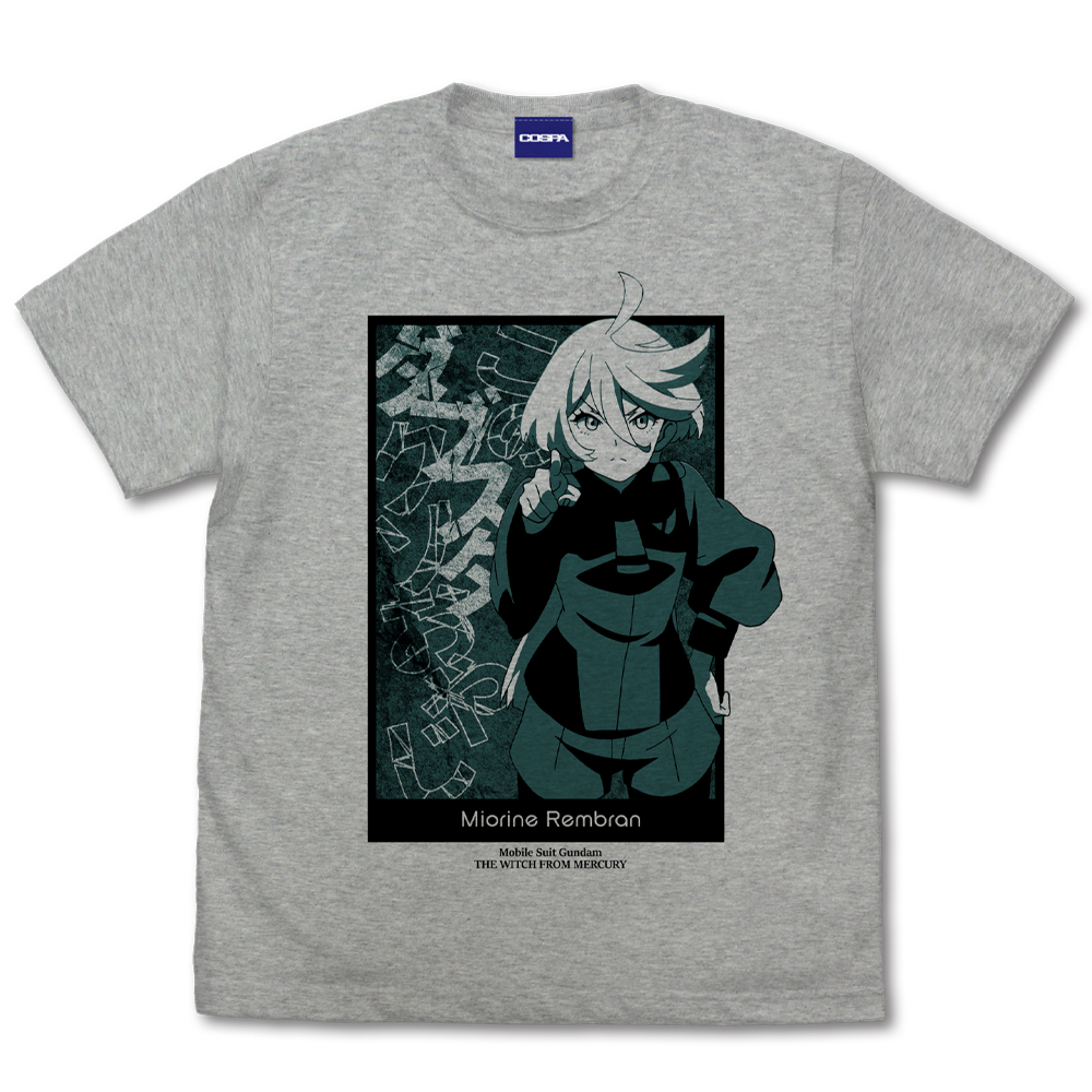 Cospa 0819 ｶﾞﾝﾀﾞﾑ 水星の魔女 ﾐｵﾘﾈ このﾀﾞﾌﾞｽﾀｸｿおやじ Tｼｬﾂ/MIX 灰色