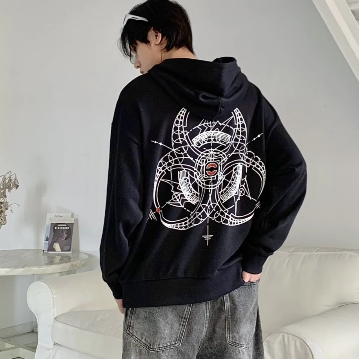 CLOT x FRAGMENT x INNERSECT 帽Tee 長袖 藤原浩 陳冠希 貼布 閃電