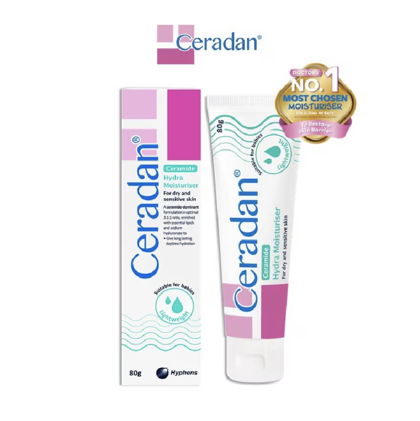 Ceradan® 強效保濕乳 [適合所有皮膚] 80g