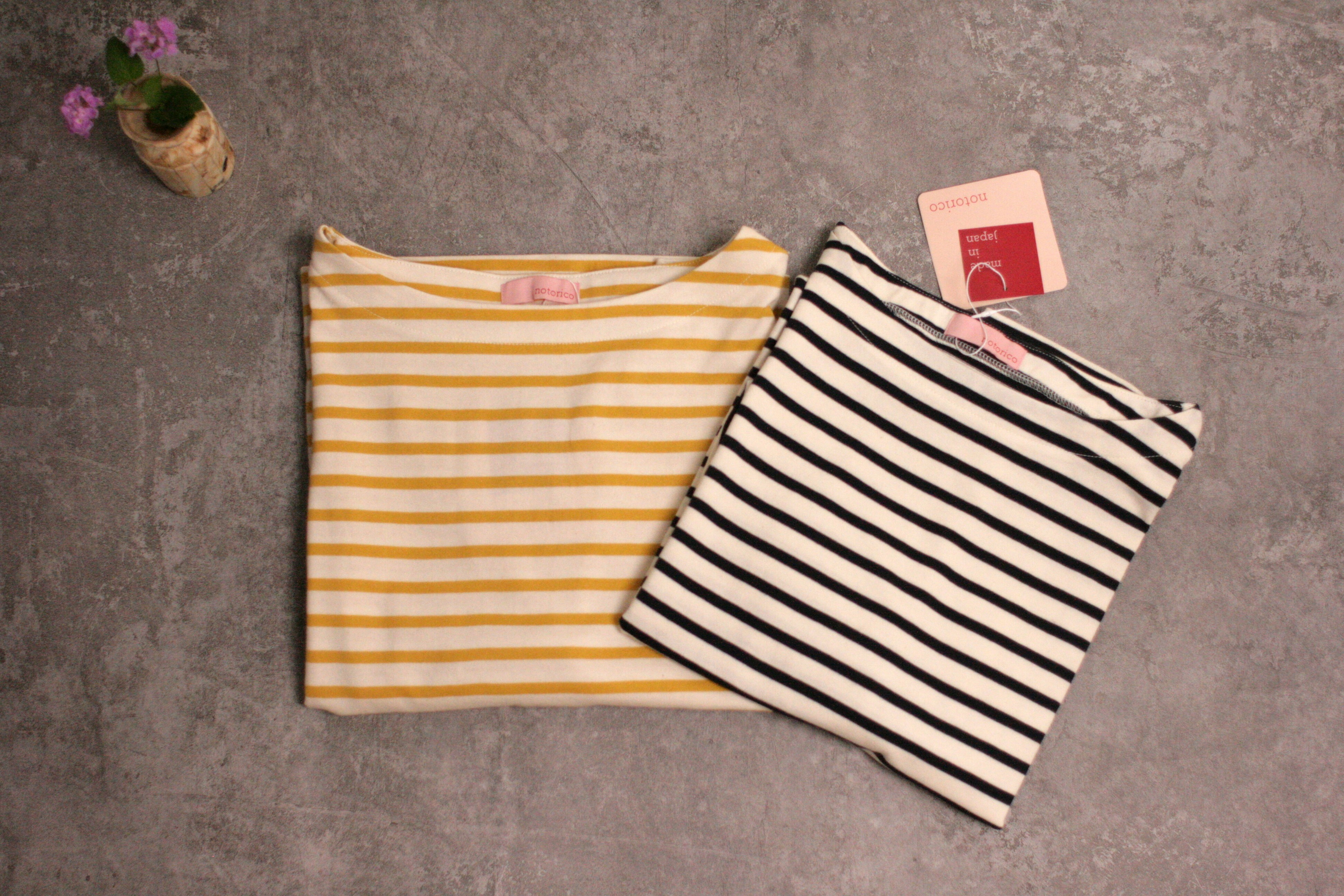 ｛Special Price｝日本製經典橫間上衣(兩色)【日本直送】