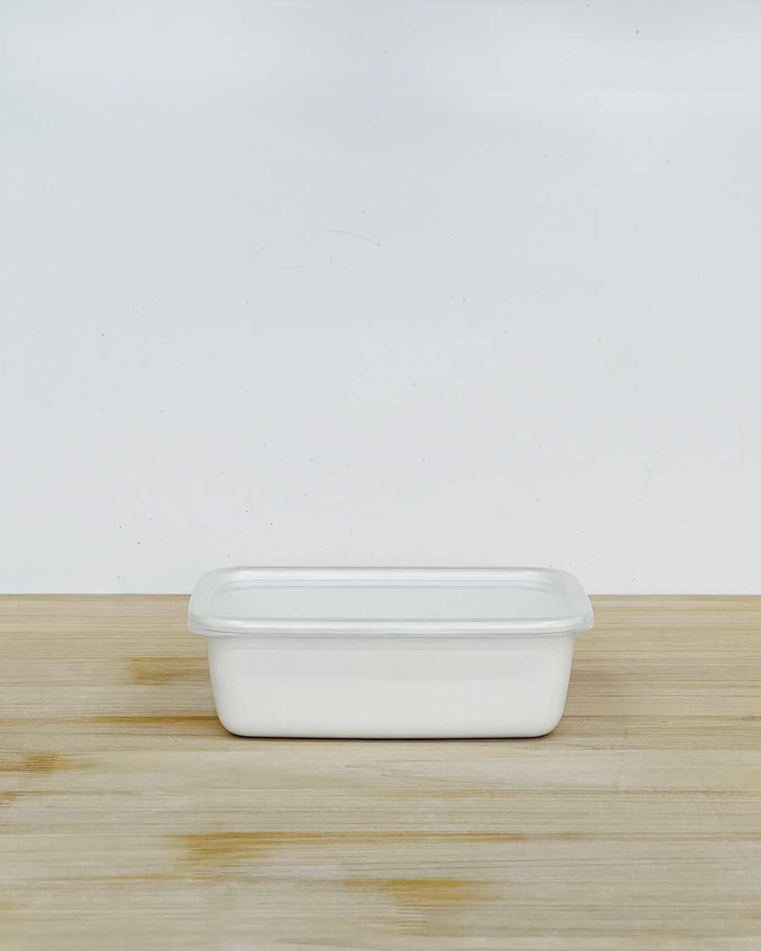 琺瑯長方深型保存容器 M（膠蓋）｜野田琺瑯