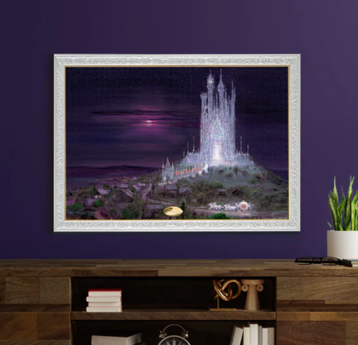 灰姑娘-玻璃城堡 (畫布紋理)