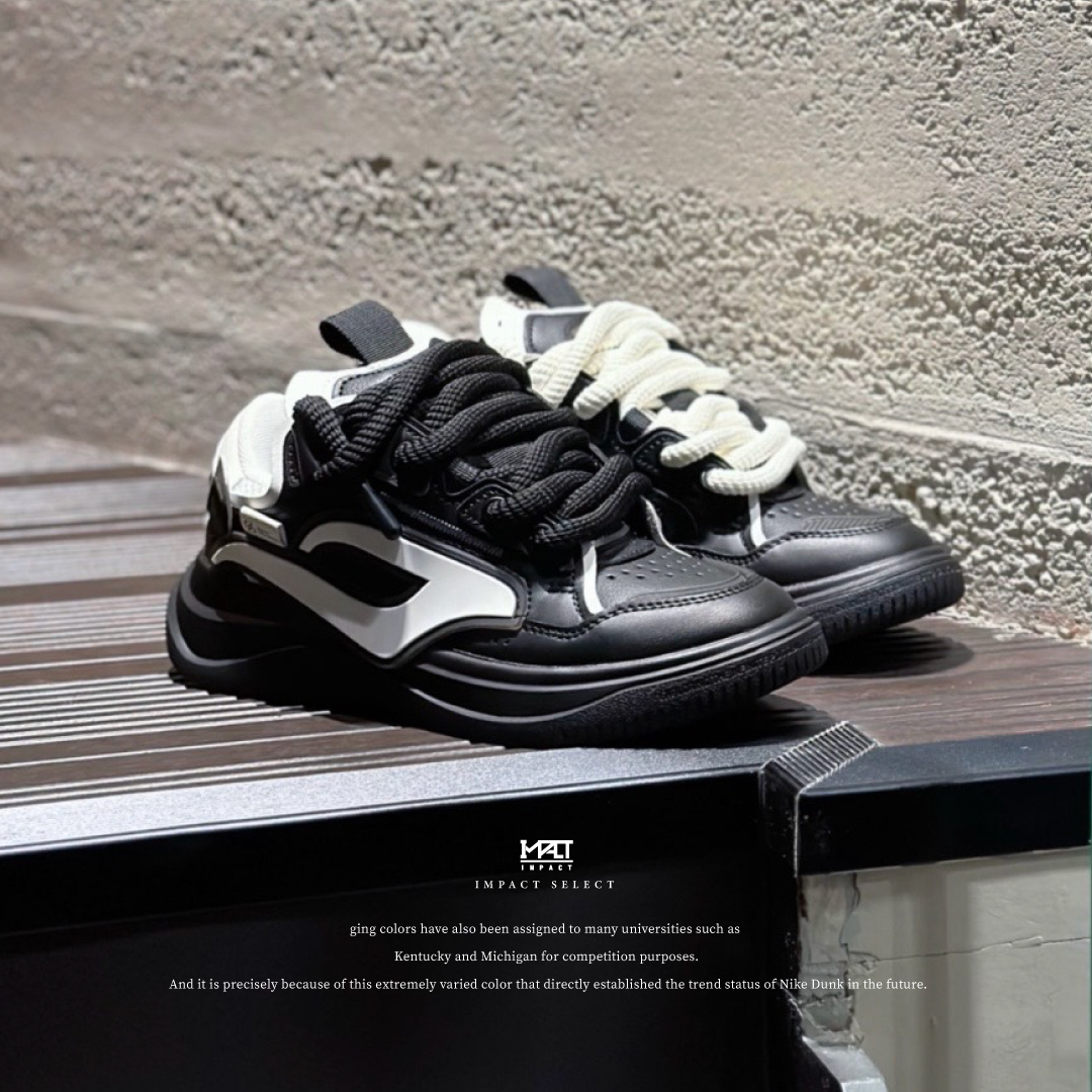 Daisy Fellows 黛西法羅 火箭001 黑白熊貓 老爹鞋 B2301-2A