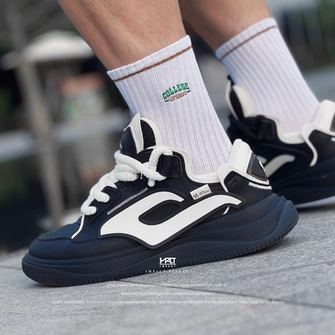 Daisy Fellows 黛西法羅 火箭001 黑白熊貓 老爹鞋 B2301-2A