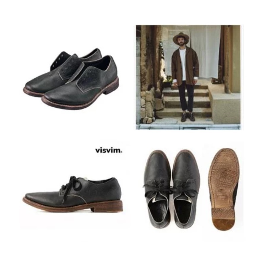 ON SALE : VISVIM BLACK HOMMONDO-FOLK - SIZE 8 8.5 PRE ORDER ITEM (預訂中)