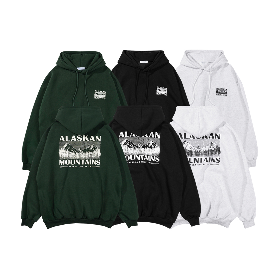 阿拉斯加山脈 內刷毛連帽T