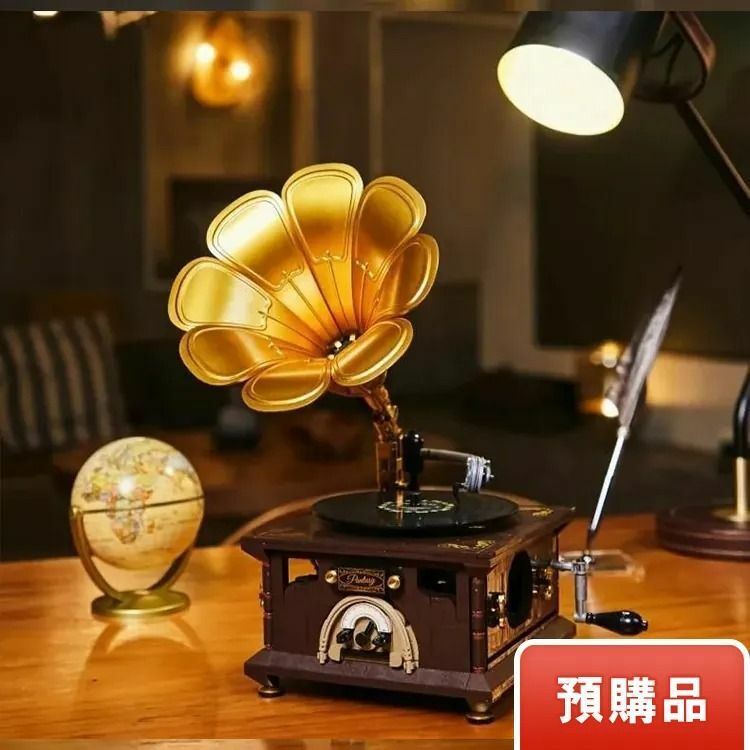 拼奇 復古留聲機 收藏積木(85009)