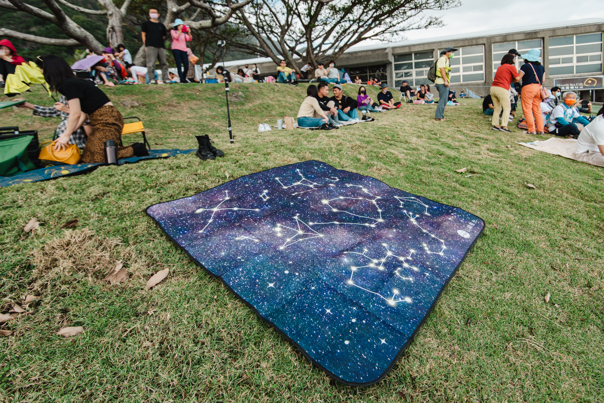 夏季星空野餐墊