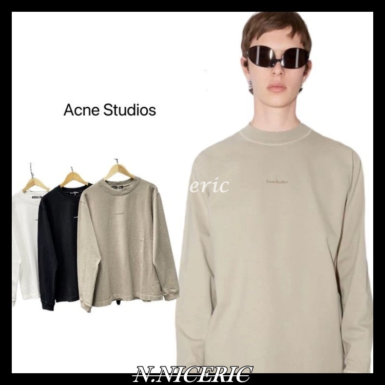 【HAO NICE】瑞典🇸🇪潮牌薄款長袖 Acne Studios 新季基礎小字母T桖 長袖 BL0279-183