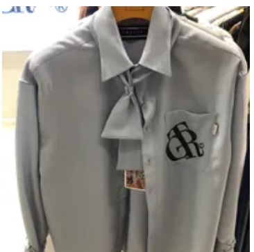 [S] ROMANTIC CROWN TGT X RMTCRW RIBBON BELT T SHIRT,LIGHT BLUE, 3224ST200151 (SRC45)