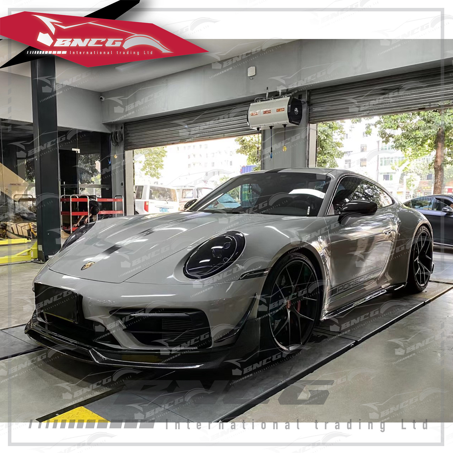 保時捷 Porsche 911 992 Carrera S 卡夢 乾碳纖維 外觀件 MIW款 TYPE1 前下巴