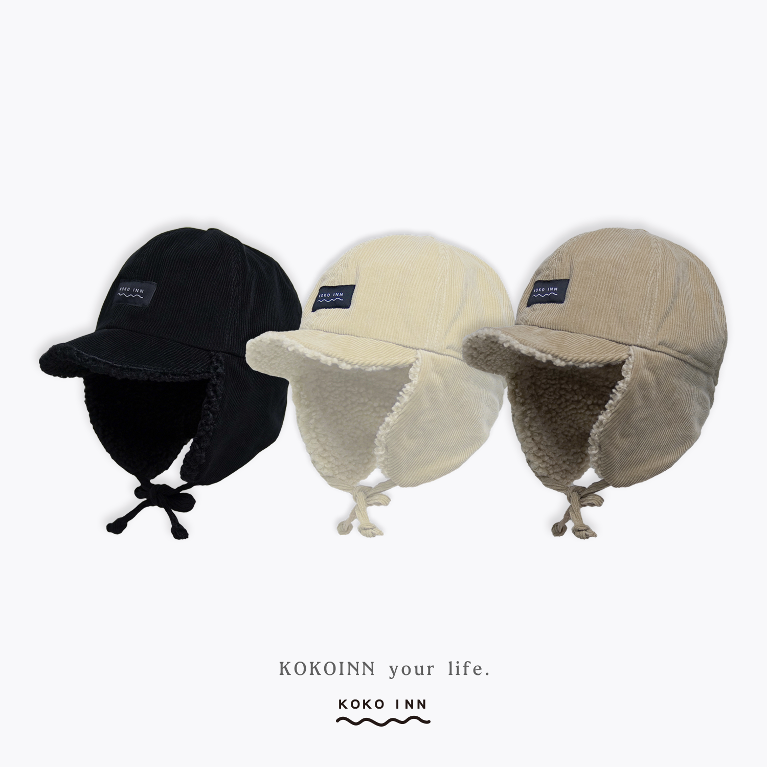 KOKOINN 羊羔絨飛行帽