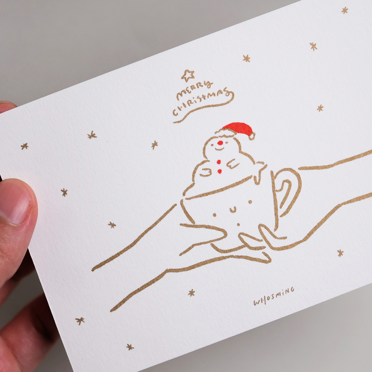 WHOSMiNG「XMAS CAPPU」聖誕卡片