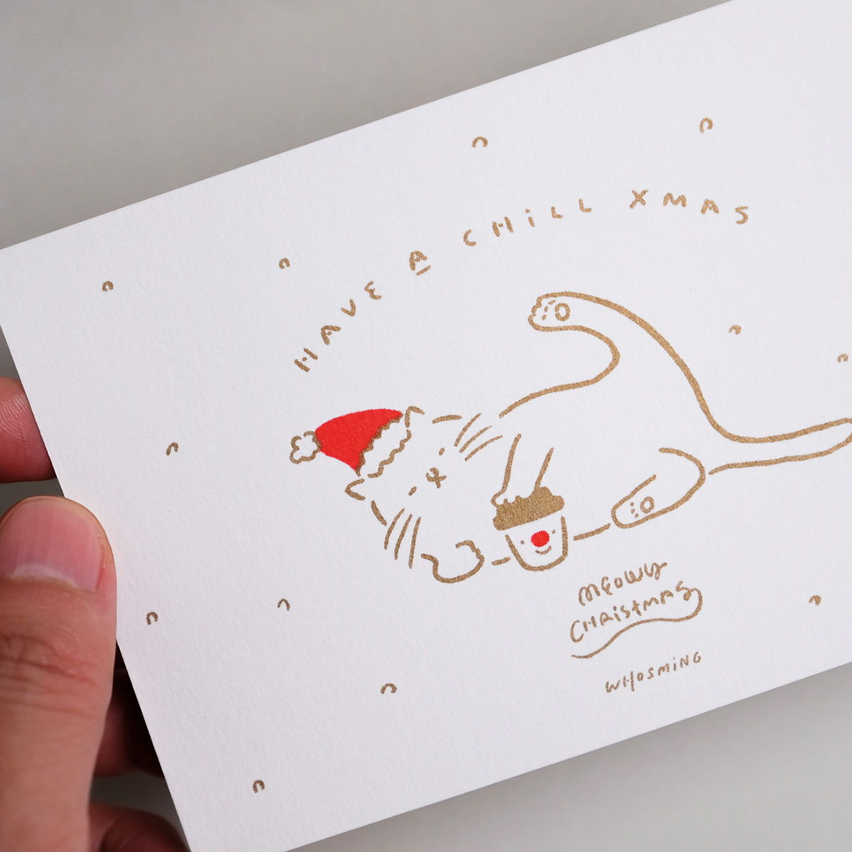 WHOSMiNG「HAVE A CHILL XMAS」聖誕卡片
