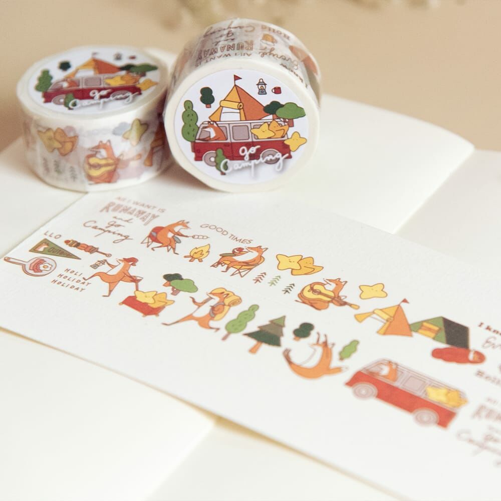 Reiko 狐吉露營 和紙膠帶｜Hello Studio 你好工作室