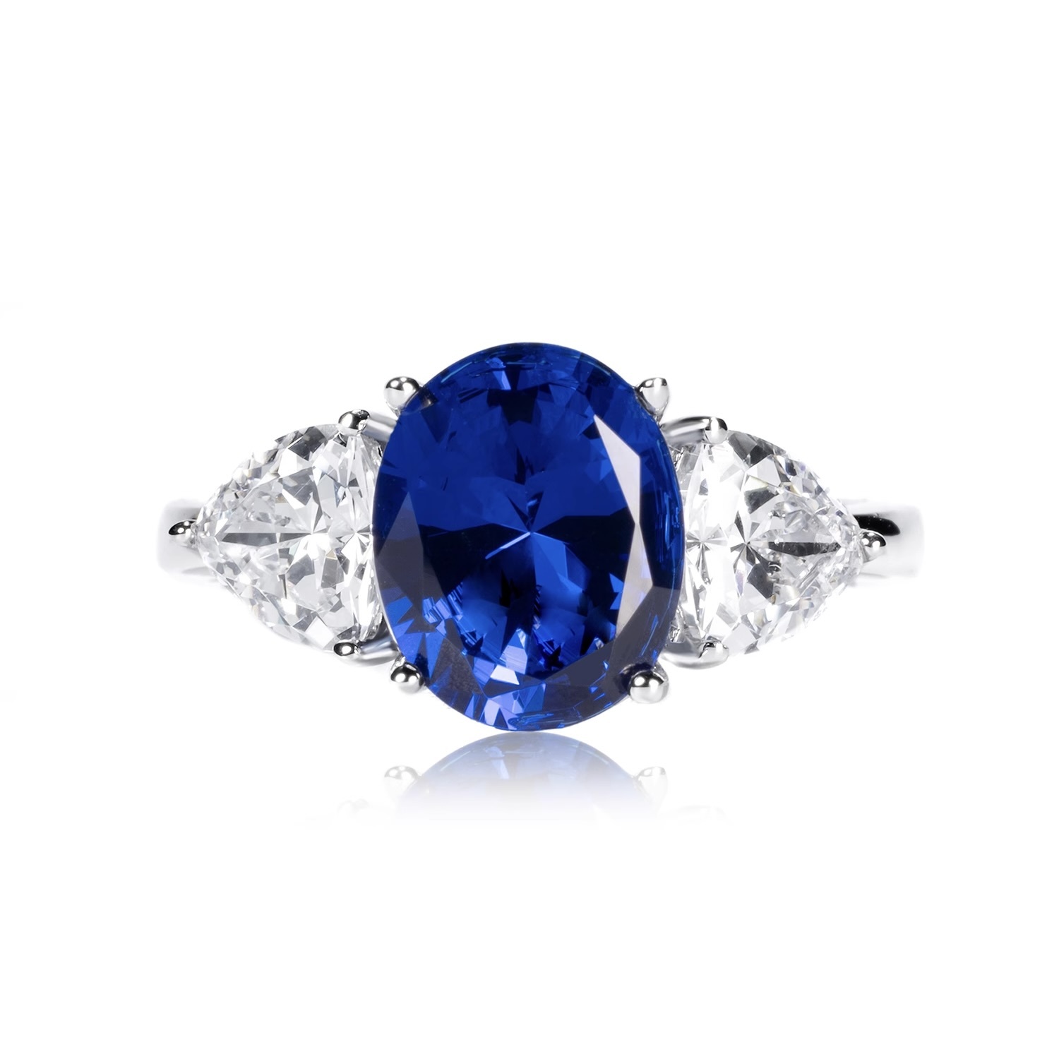 輕奢日常系列藍戒指 925銀戒指