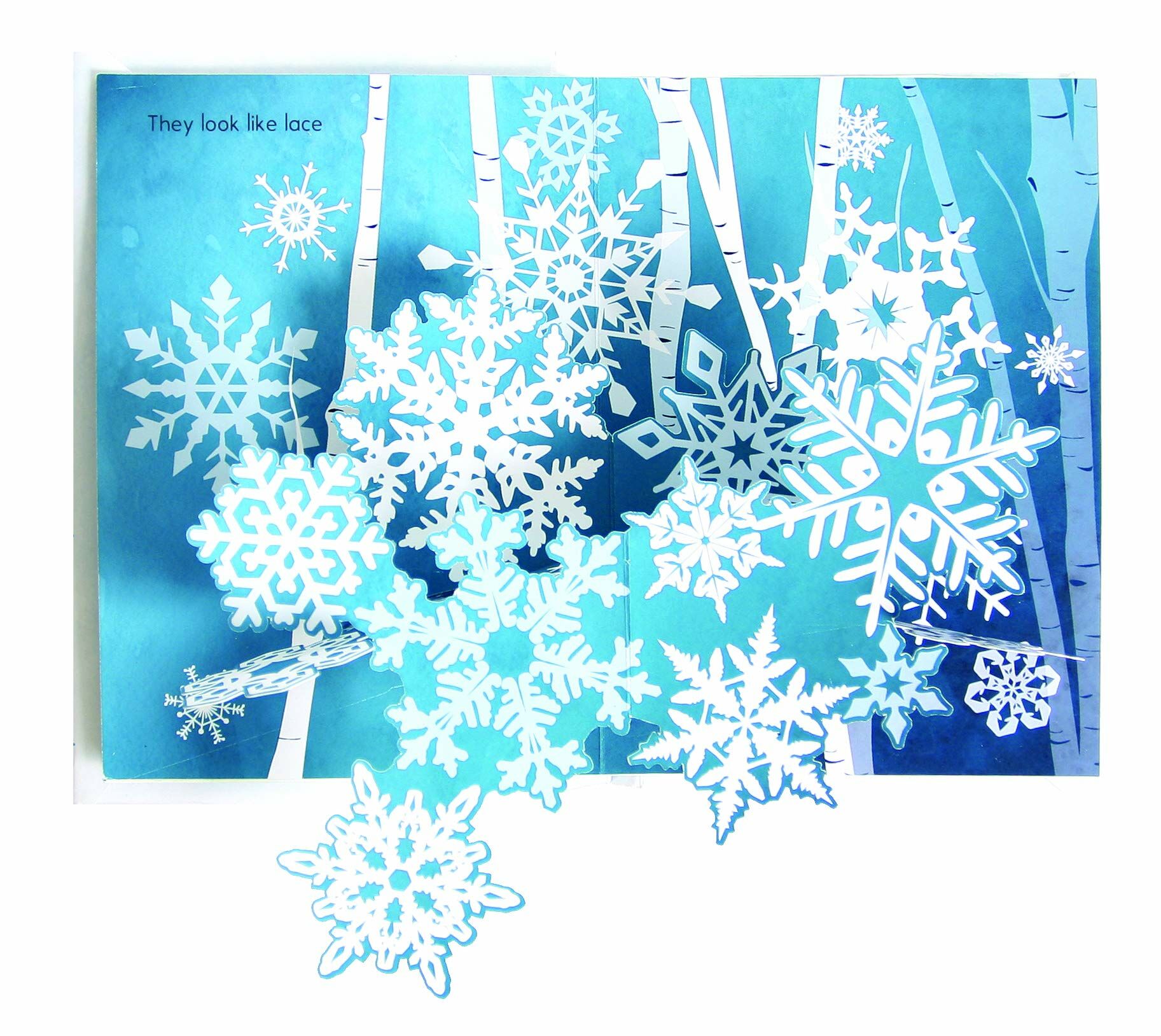 Flurry： A Snowflakes Mini Pop-Up Book 雪花紛飛立體小書