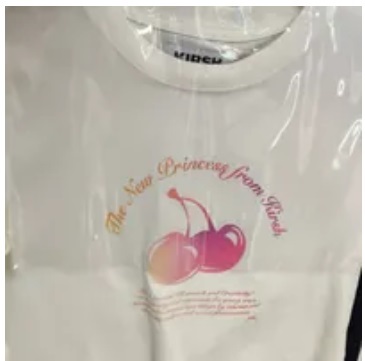 [S] MODERNWORKS KIRSH CHERRY ARCH LOGO CROP T-SHIRT,IVORY, KKRMCTS505MIVA (SMW123)