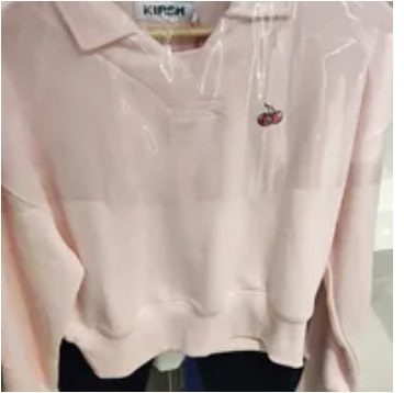 [S] MODERNWORKS KIRSH CHERRY OPEN COLLAR SWEAT SHIRT,SALMON, KKRSCTM502MSMA (SMW125)