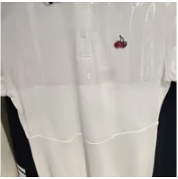 [S] MODERNWORKS KIRSH SMALL CHERRY FLARED PIQUE DRESS,WHITE, KKRMCOP510MWHA [FINAL SALE] (SMW128)