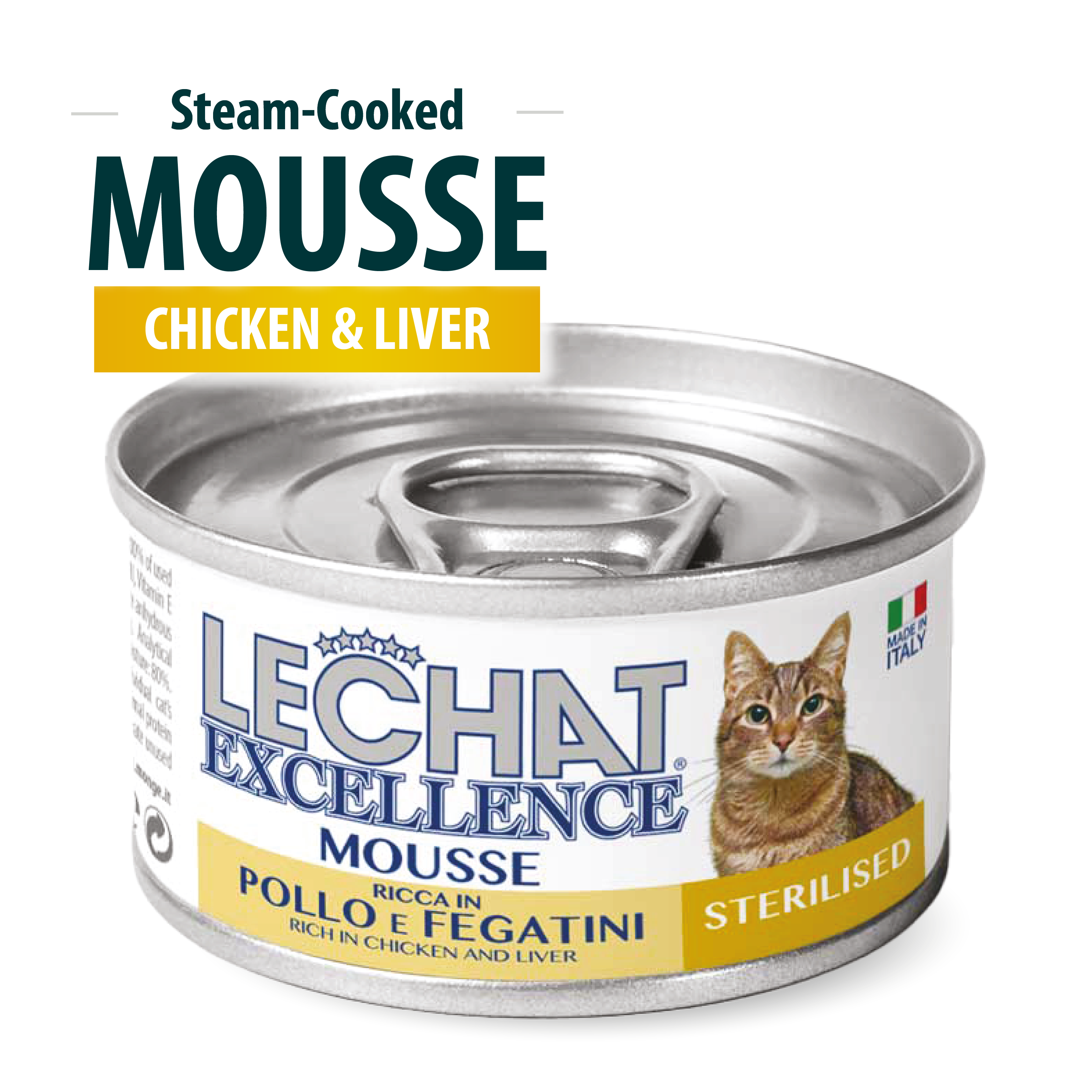 Lechat Exc.鮮雞肉雞肝 慕絲 主食罐 85g (LE-0967)