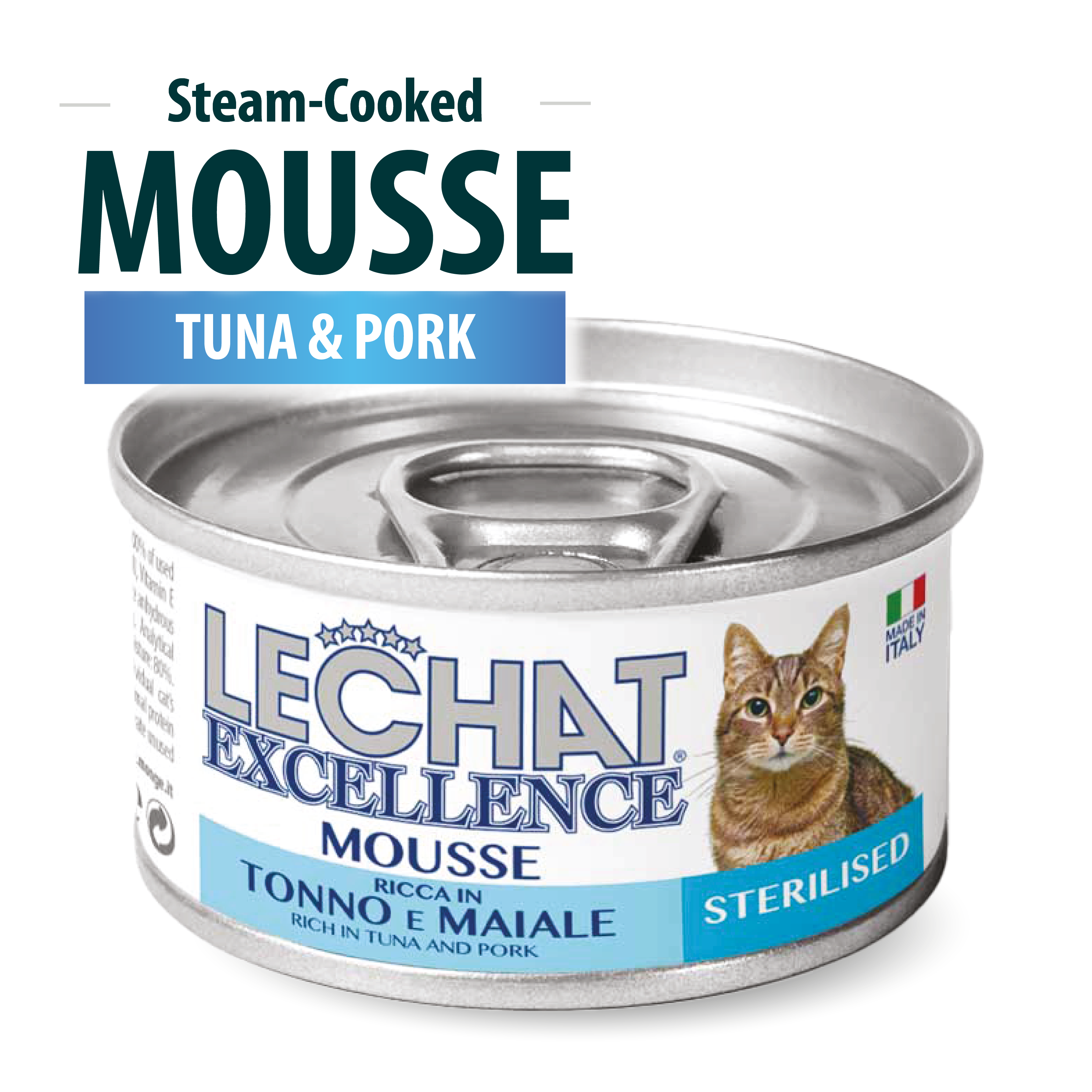 Lechat Exc.鮮吞拿豚肉 慕絲 主食罐 85g (LE-0974)
