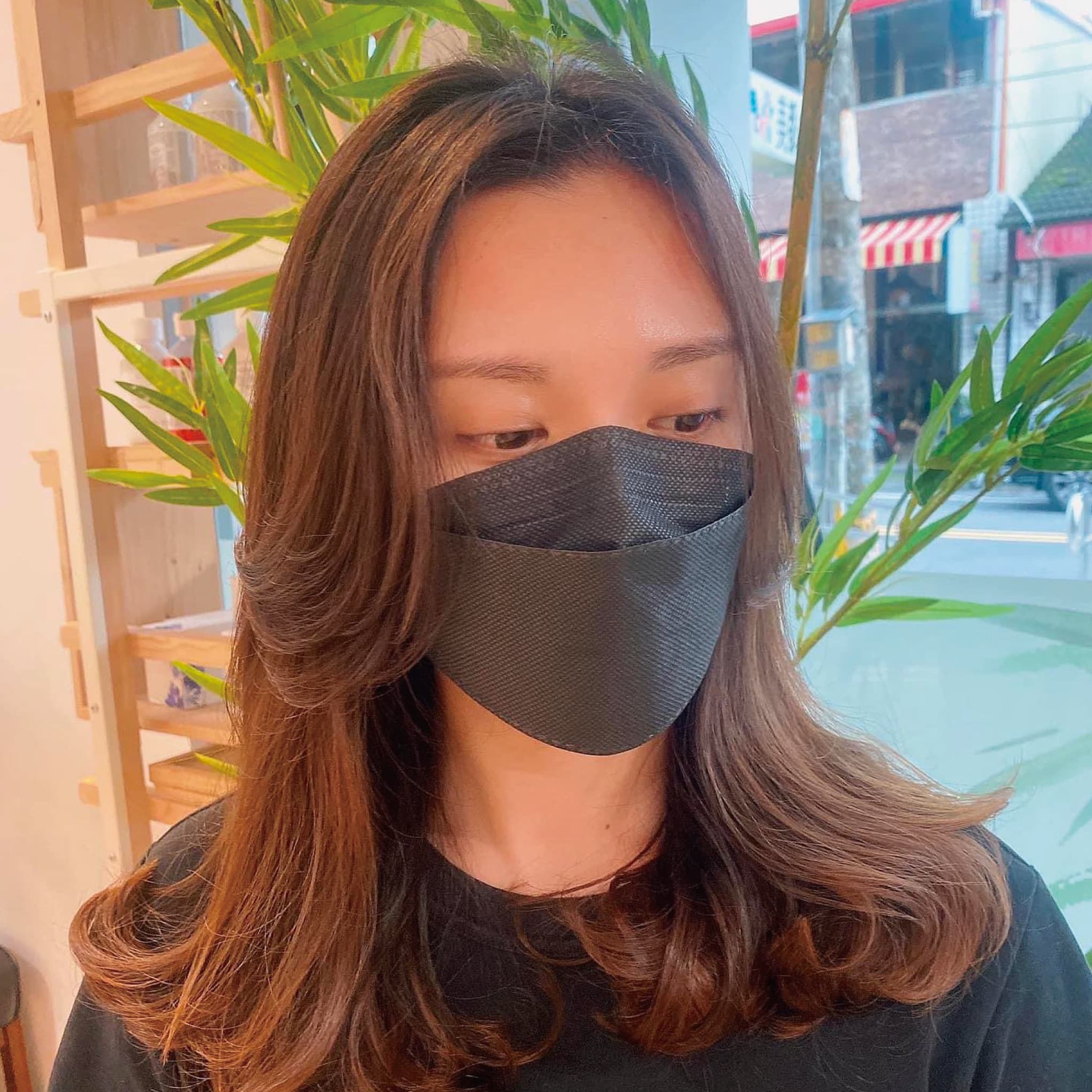 雲林美都髮廊美髮設計師-瑛櫻 捲髮造型作品-手撥燙