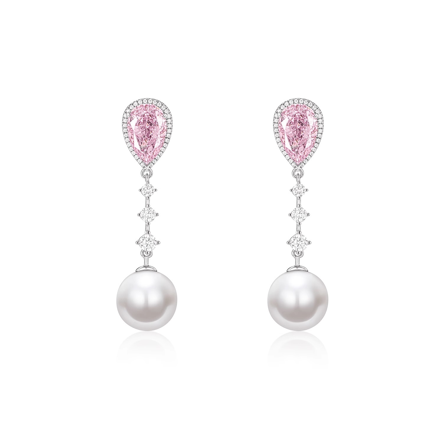 仿珍珠耳飾 925銀耳釘