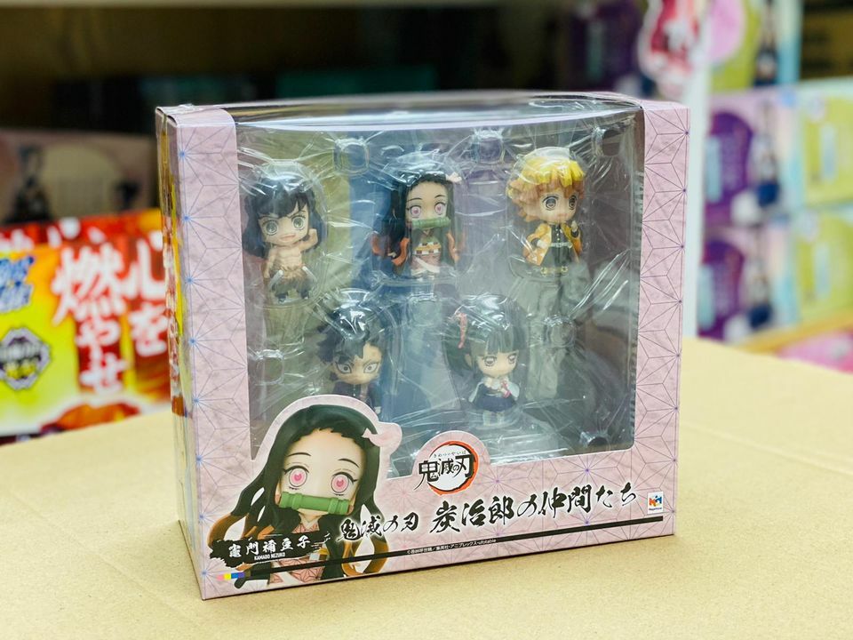 日版 Megahouse鬼滅之刃 炭治郎與同伴 擺設