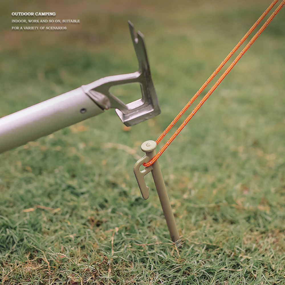 #【元氣熊】高強度加粗營釘/20cm/沙色