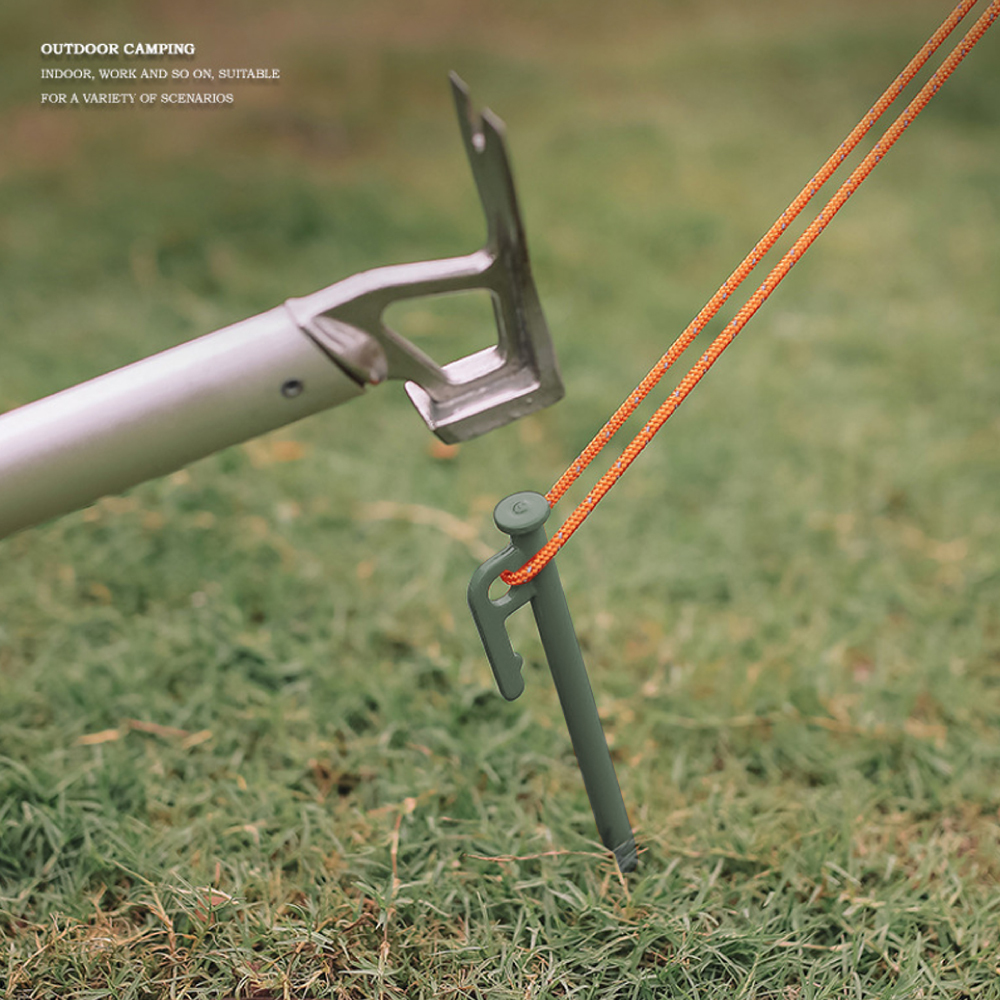 #【元氣熊】高強度加粗營釘/20cm/軍綠