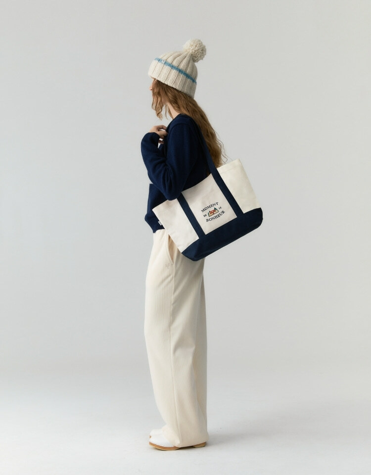 depound★韓国大人気 Bonheur Canvas Bag - S 2Color depound☆韓国大人気 Bonheur Canvas Bag - S 2Color (depound