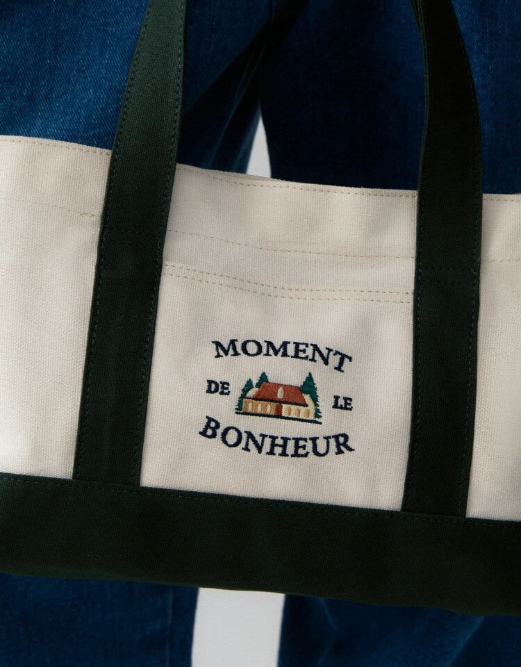 Depound-Bonheur Canvas Bag L(2 Color)