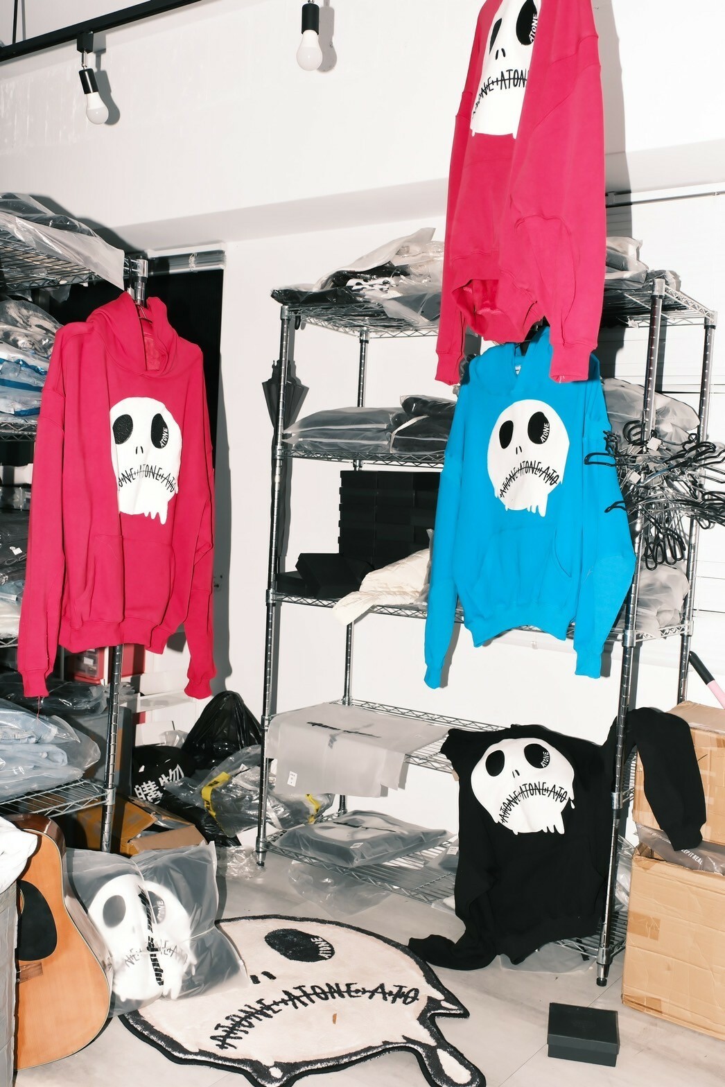 Atone studio " THE ATONE FACE " III HOODIE