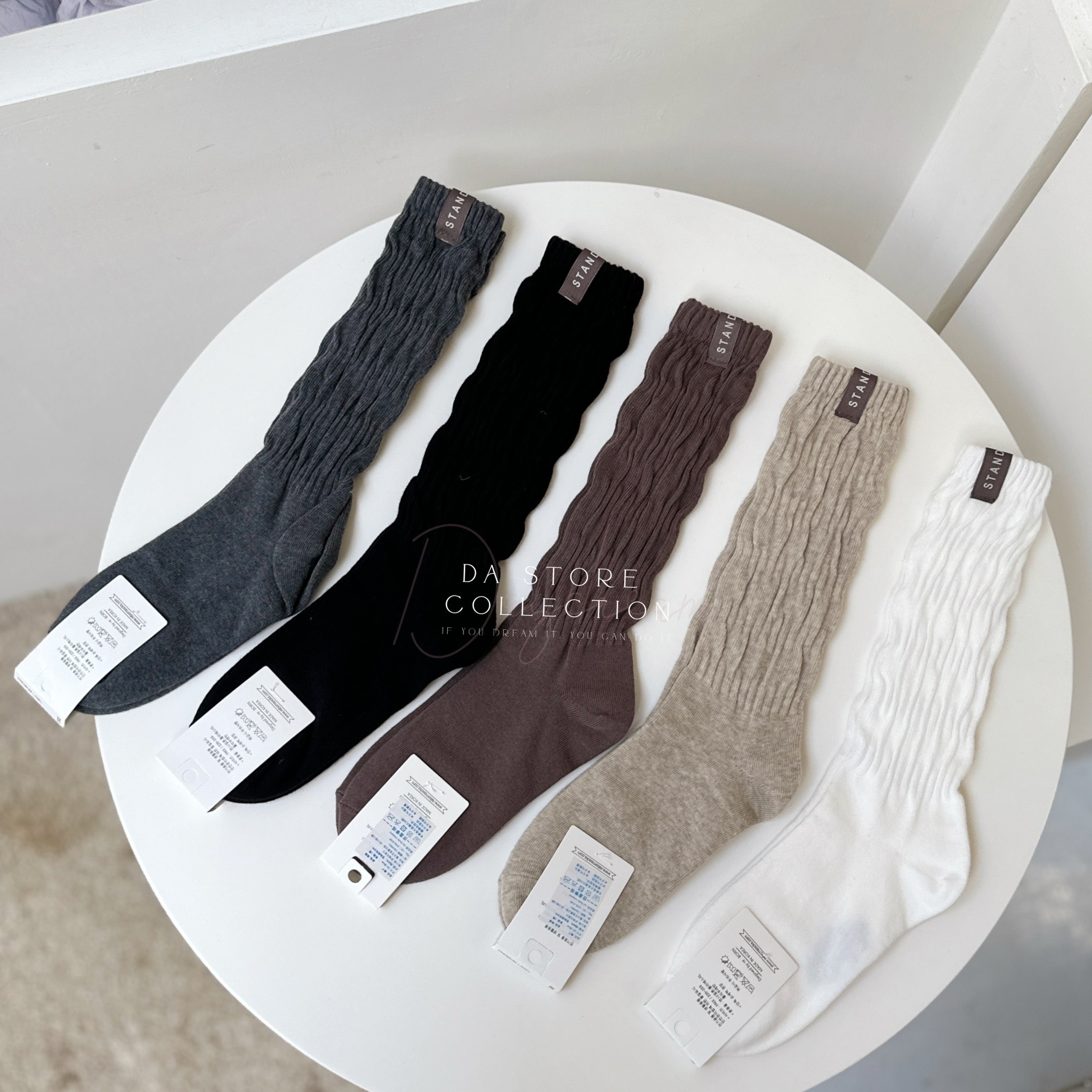 正韓🇰🇷小標籤泡泡襪/五色