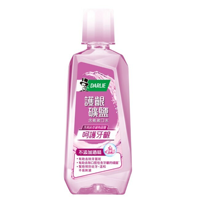 【好來】護齦礦鹽漱口水(無酒精配方) 500ml *2入