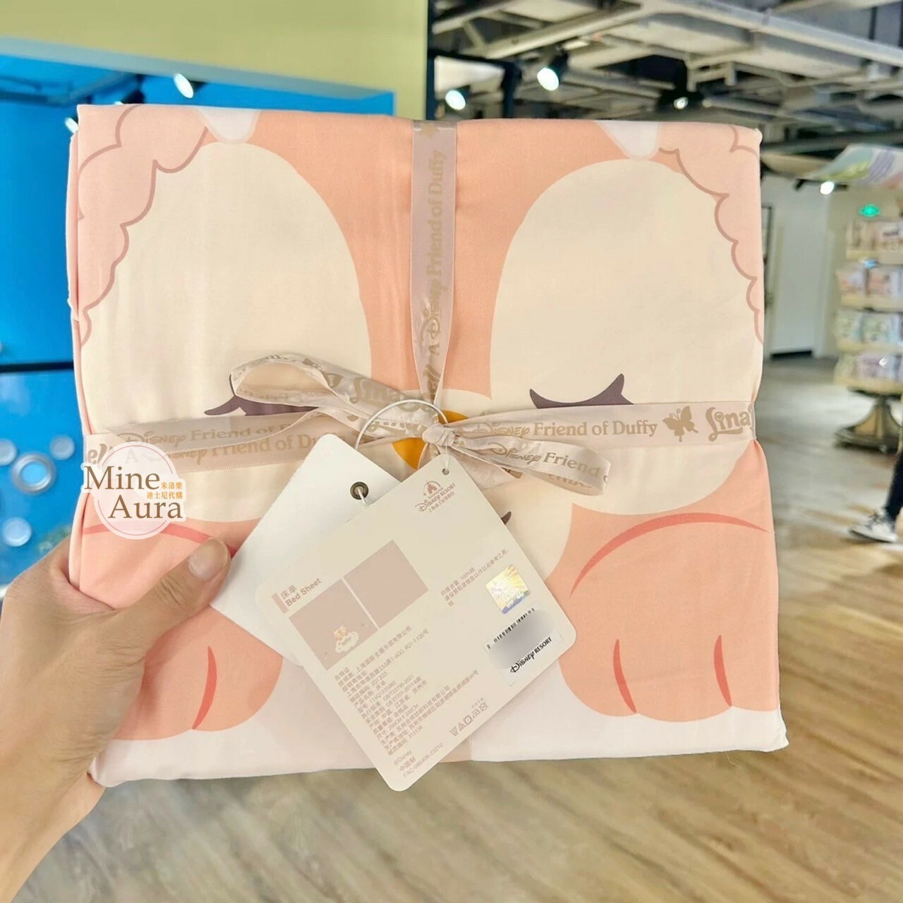 玲娜貝兒 Lina bell 居家系列 睡顏 圖案 床單 寢具 -上海迪士尼樂園