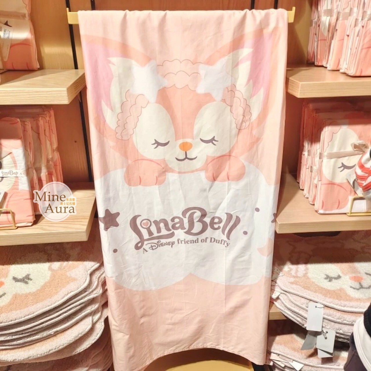 玲娜貝兒 Lina bell 居家系列 睡顏 圖案 床單 寢具 -上海迪士尼樂園