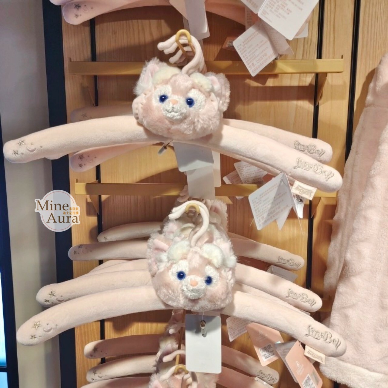 (限時特價) 玲娜貝兒 Lina bell 居家系列 絨毛大頭造型 衣架 -上海迪士尼樂園