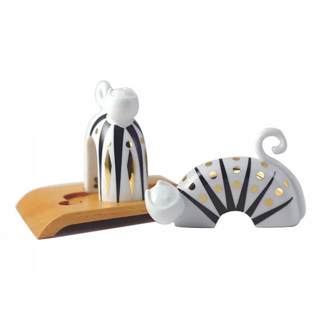 可愛貓椒鹽罐-相偎-騎士