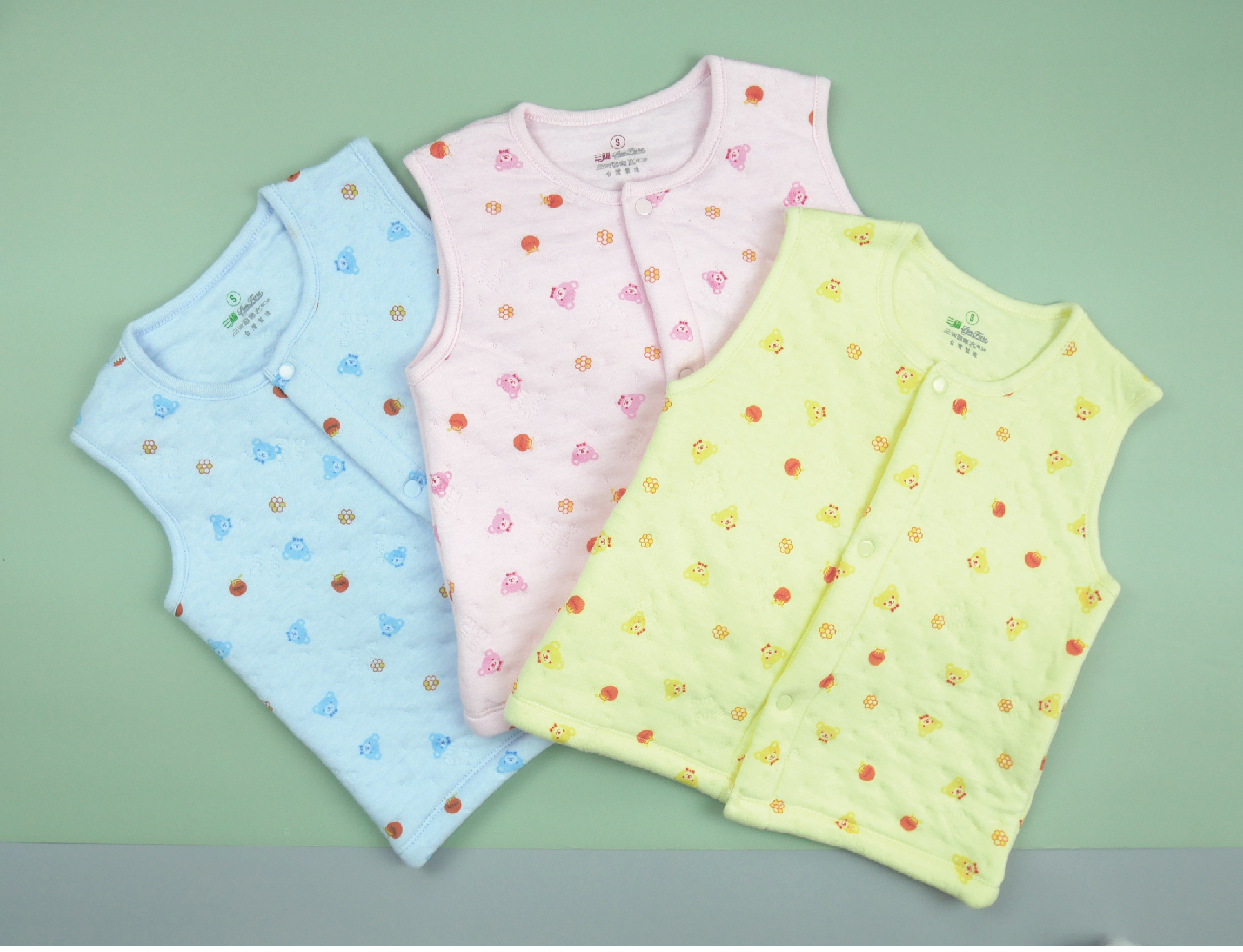 小三福 三福 壓棉兒童保暖背心